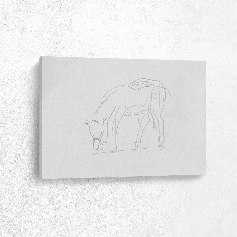 Grazing Horse Sketch