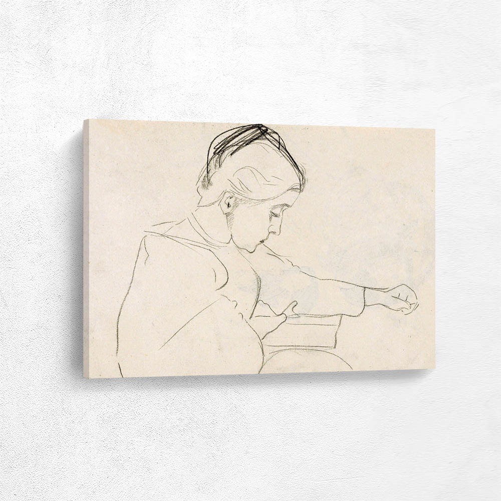 Reading Woman, Carel Adolph Lion Cachet