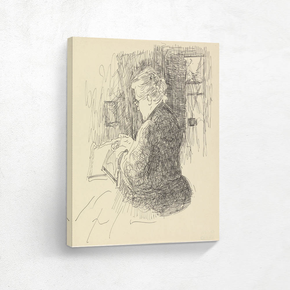 Woman doing handwork