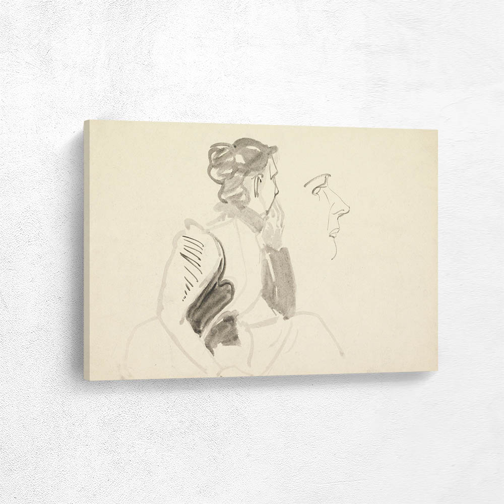 Study of a Seated Woman with Averted Face