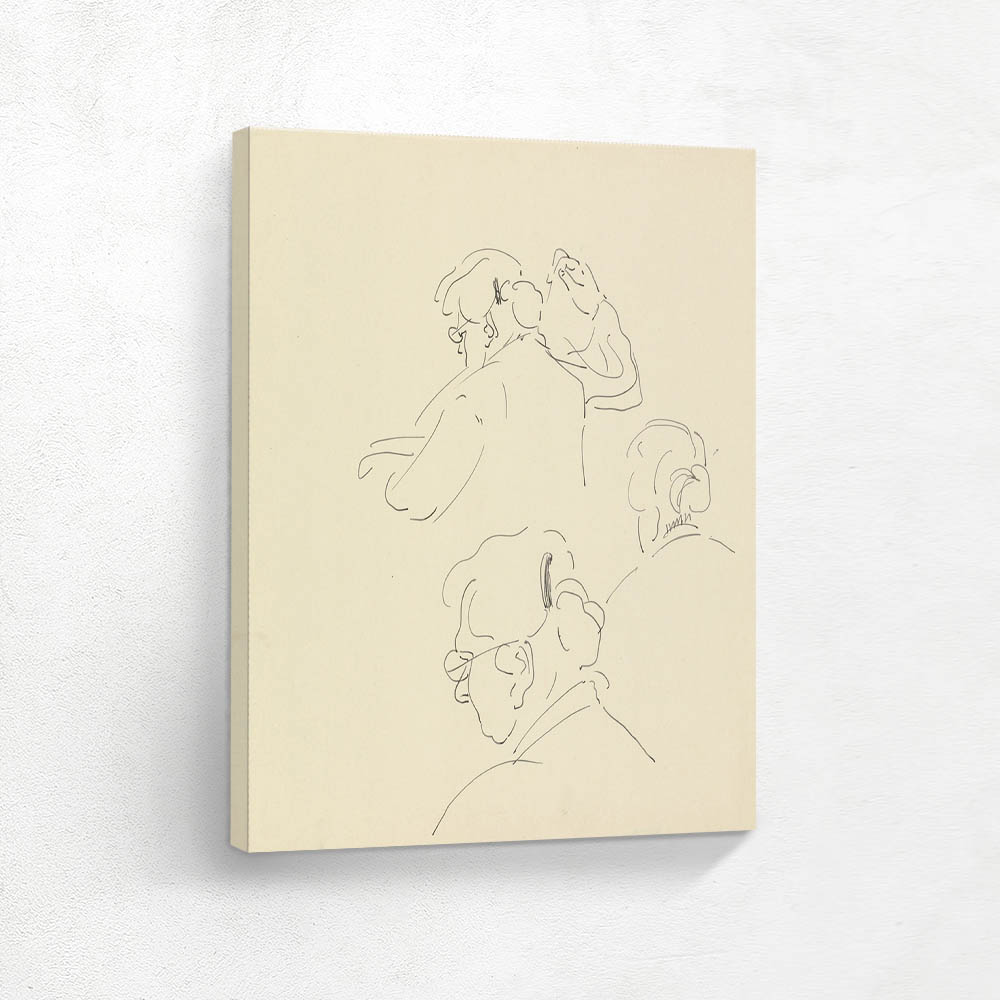 Sketch of the Wife of Carel Adolph Lion Cachet, Handicrafts