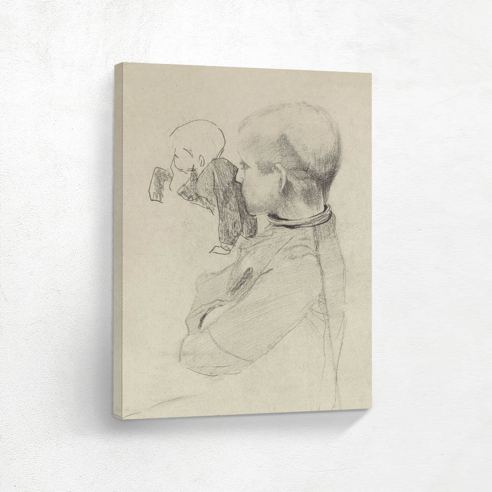 Two Little Boys in School