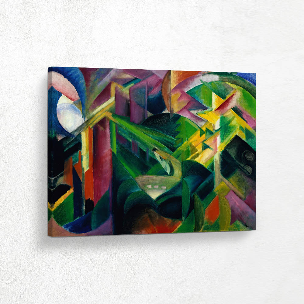 Deer in the monastery garden