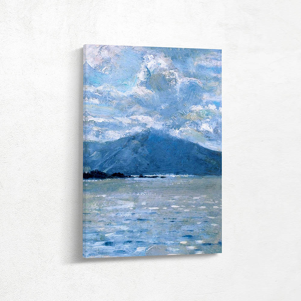 Seascape View of Mount Vesuvius