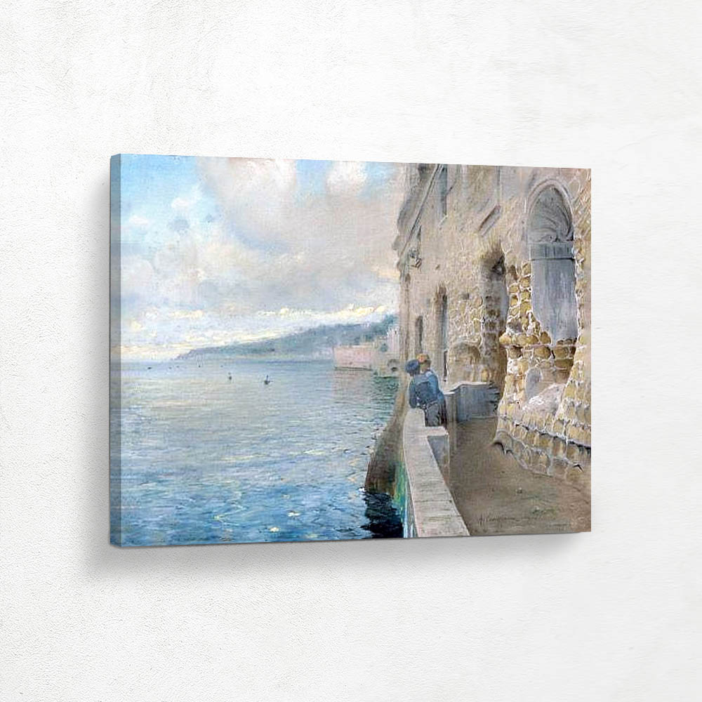 Young Couple on the Terrace of Palazzo Don Anna