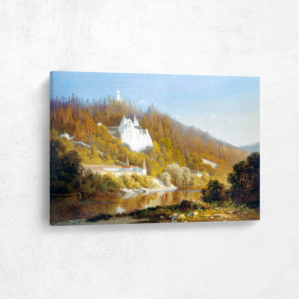 A Monastery on a Wooded Hill Top