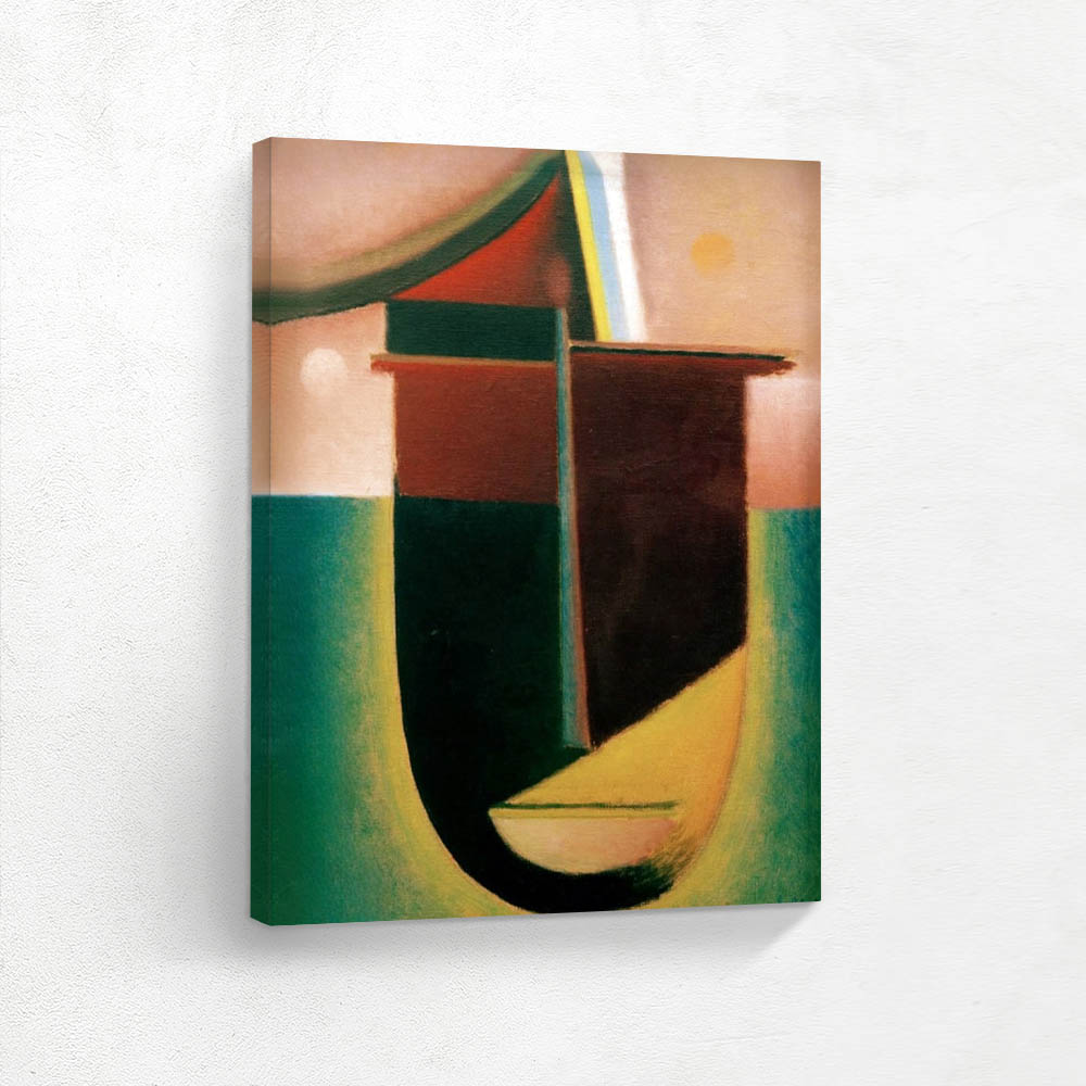 Abstract Head Light and Dark