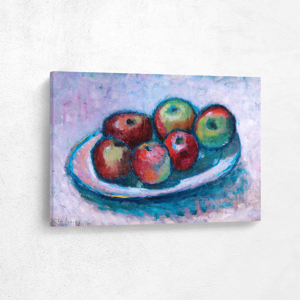Plate with Apples Still Life