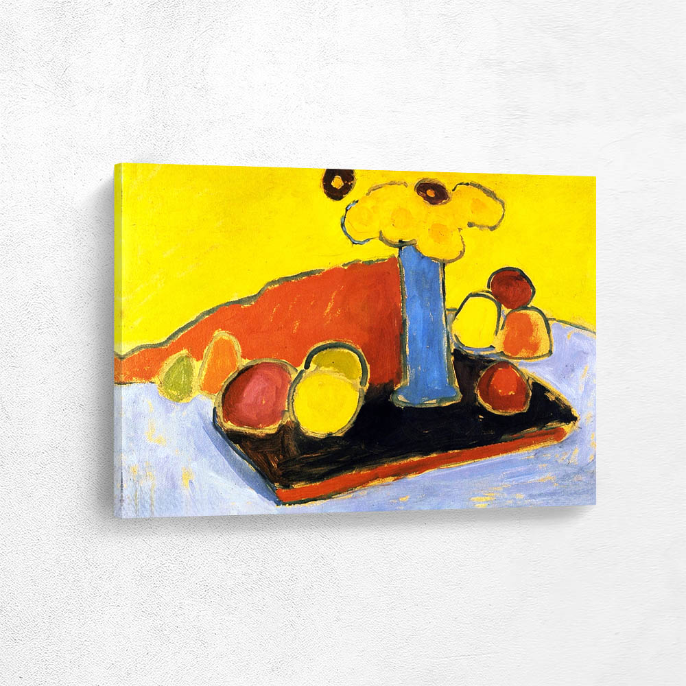 Yellow Sound Still Life with Tray