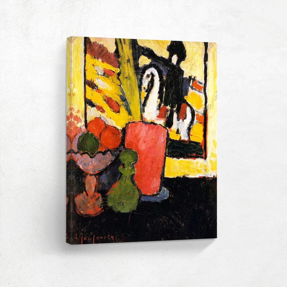 Still Life with White Horse Figurine