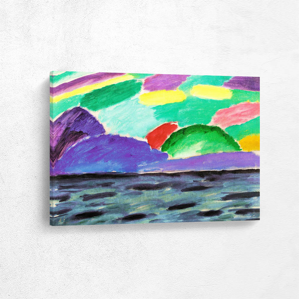 Lake Geneva with Blue Mountains