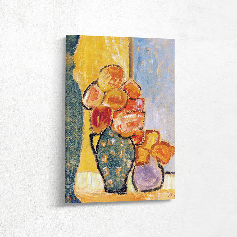 Still Life with Three Flower Vases