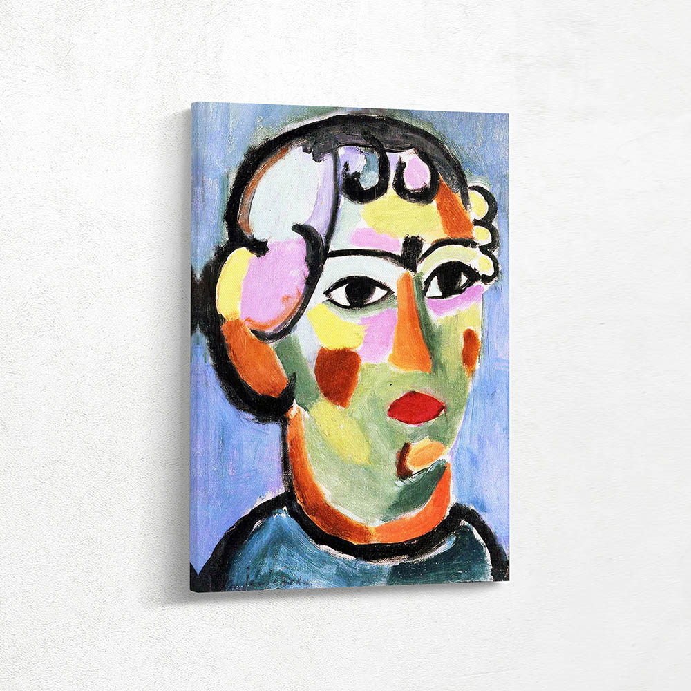 Head In Green Colors