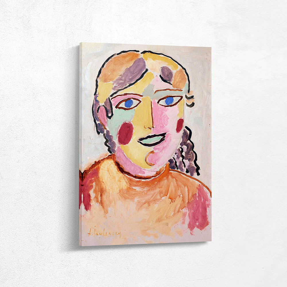 Girl with Blue Eyes and Dark Mouth