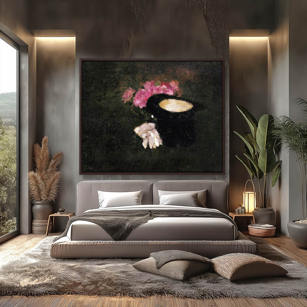 Top Hat with Gloves and Roses - Image 3