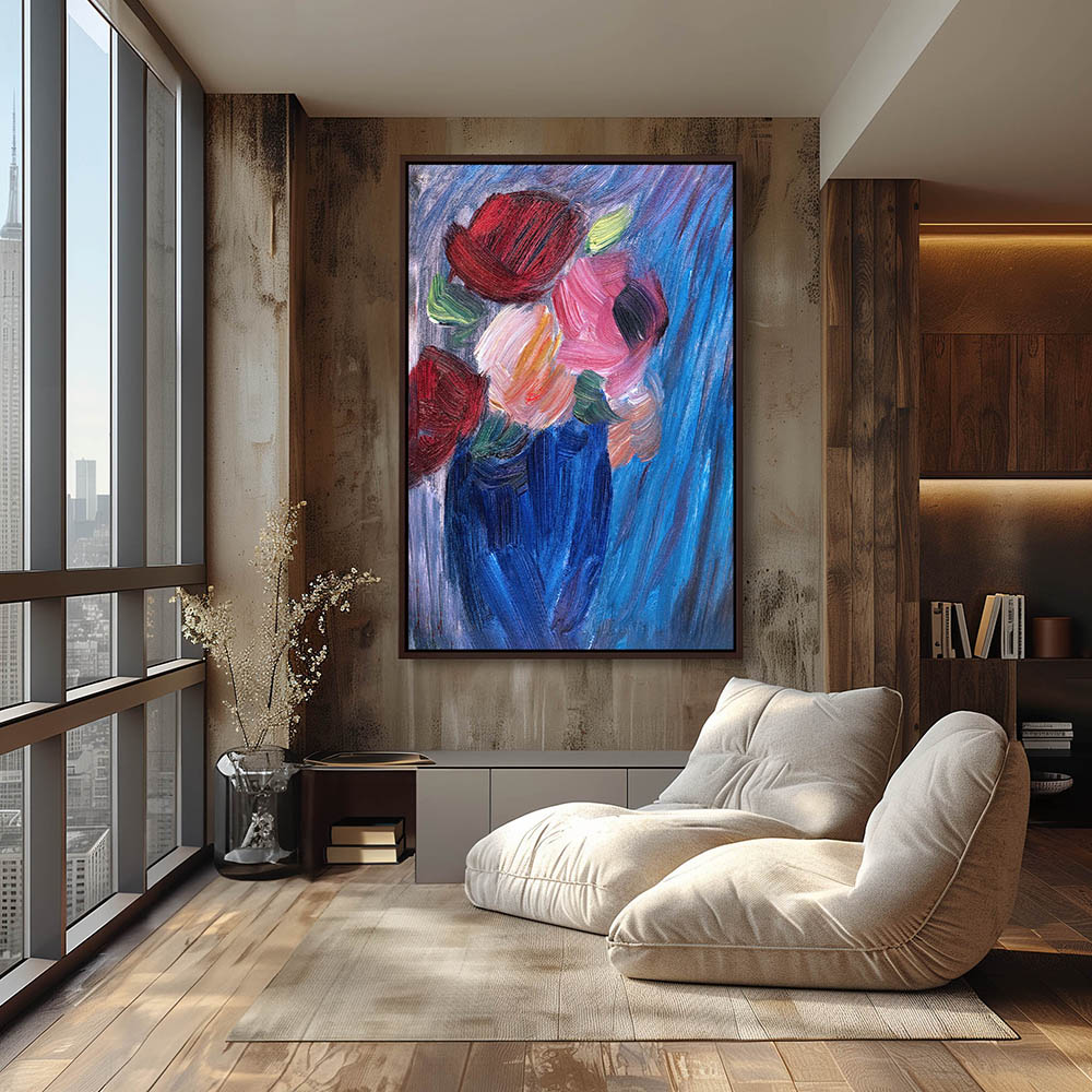Large Still Life with Roses - Image 3