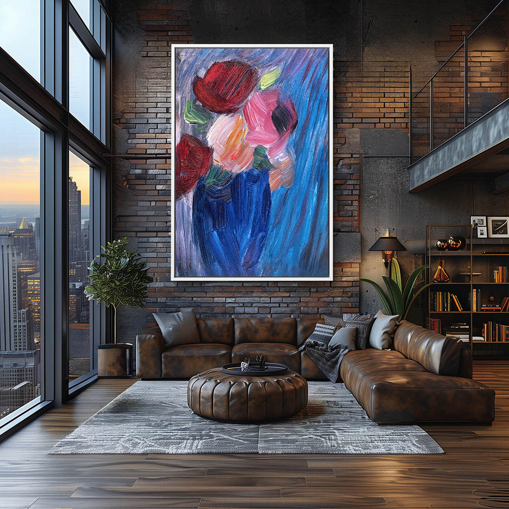 Large Still Life with Roses - Image 4