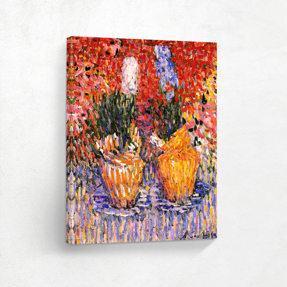 Hyacinth Pots also Known as Hyacinths in Orange