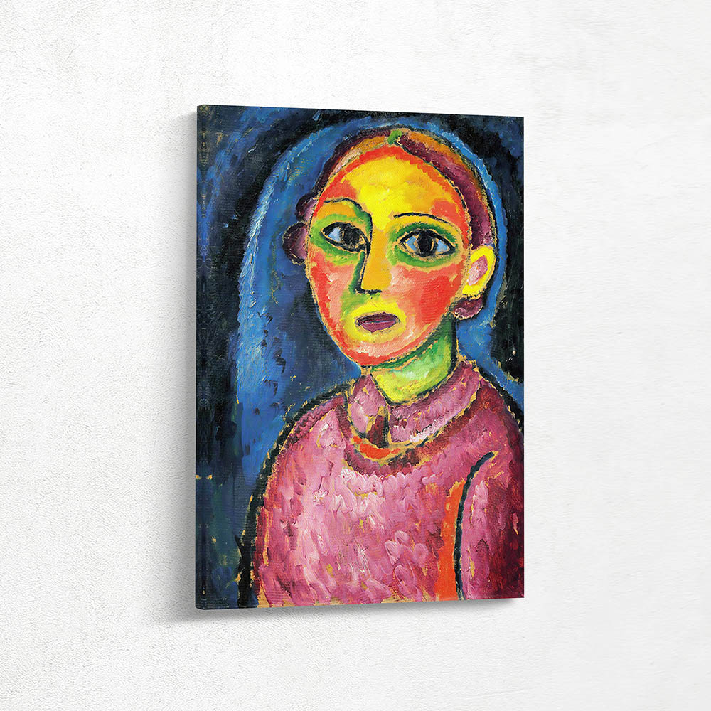 Portrait of a Woman in a Reddish Robe