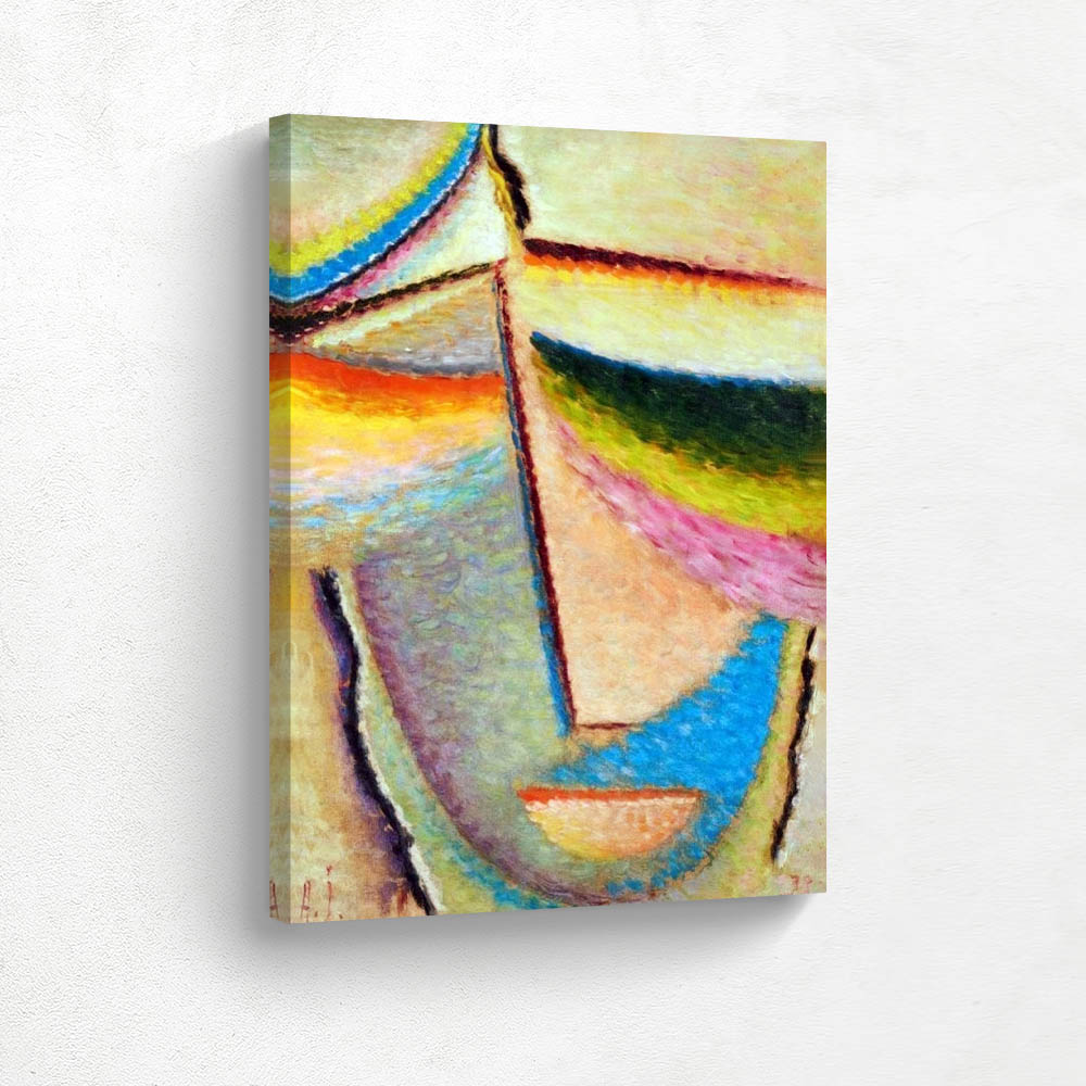 Abstract head To the most beautiful