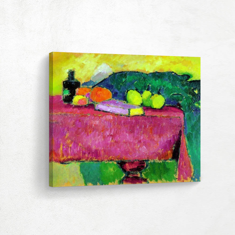 Still Life on a Red Table