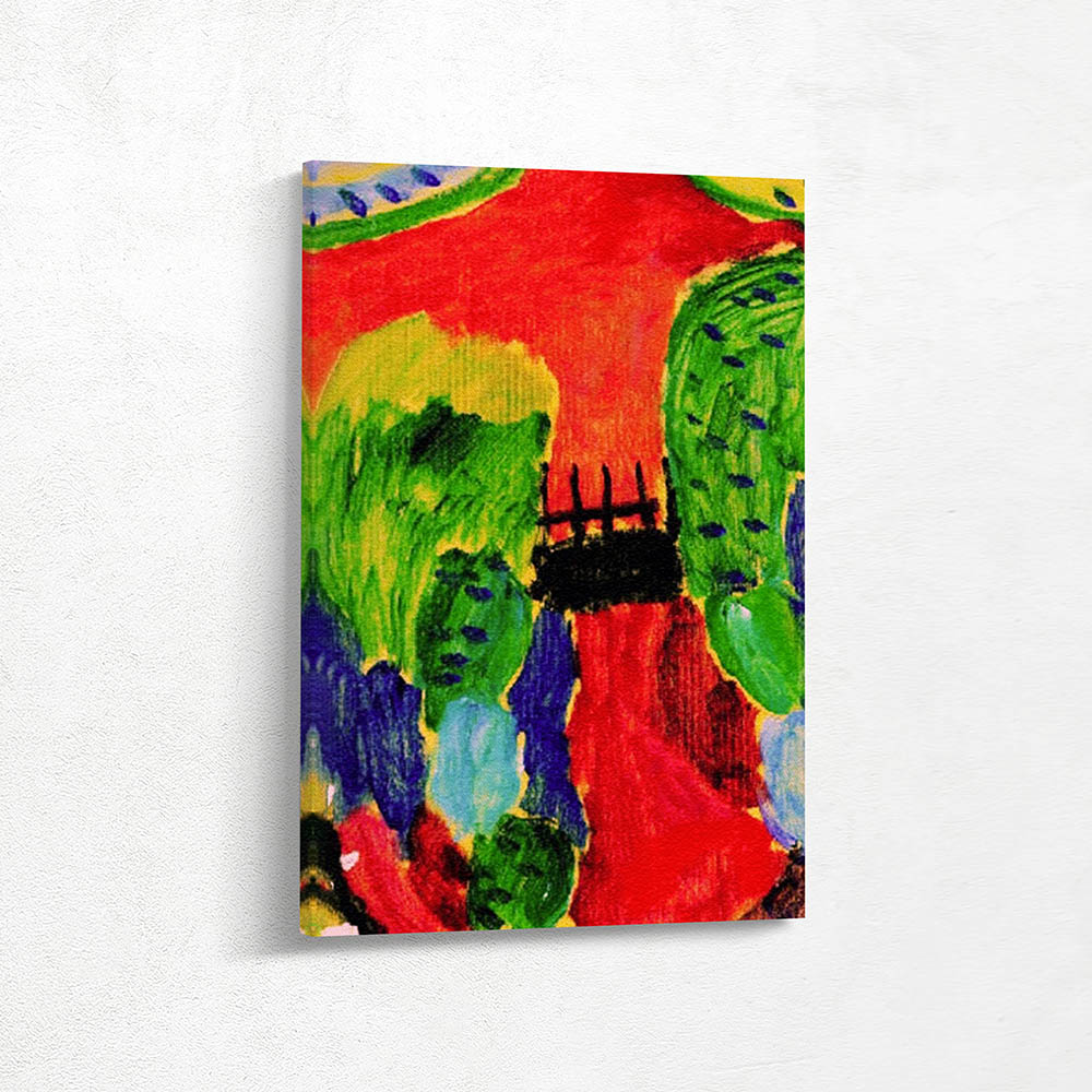 Variation Red Path with Black Door