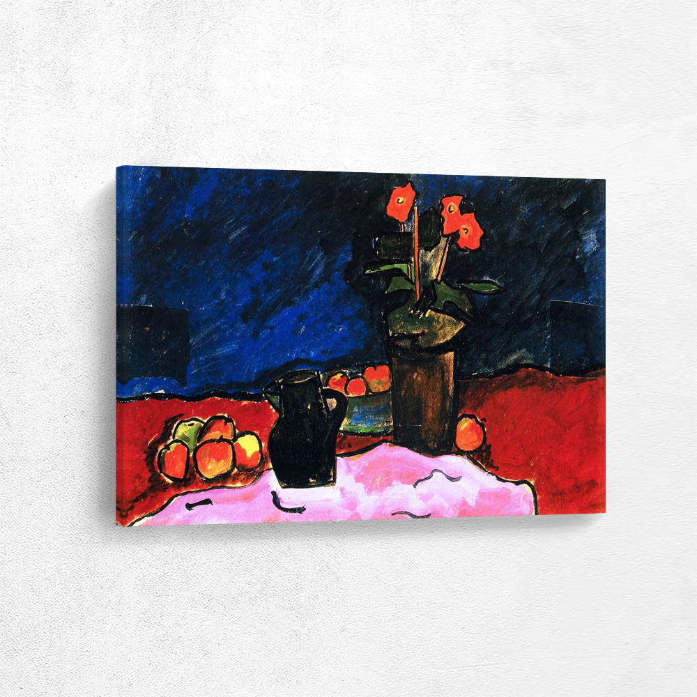 Still Life with Fruit Jug and Red Cloth Still Life with Fruit Jug and Red Cloth