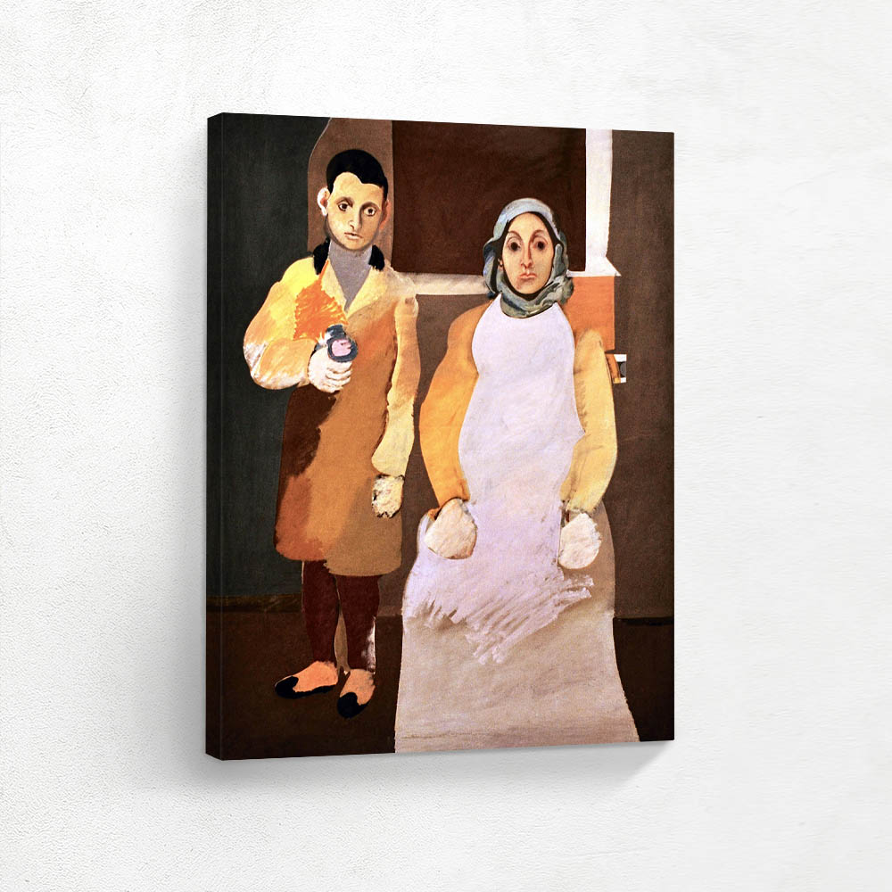 An Artist with his Mother