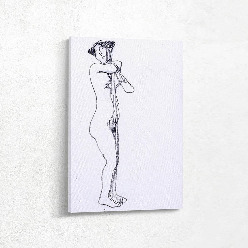 Standing Three  Quarters to the Right