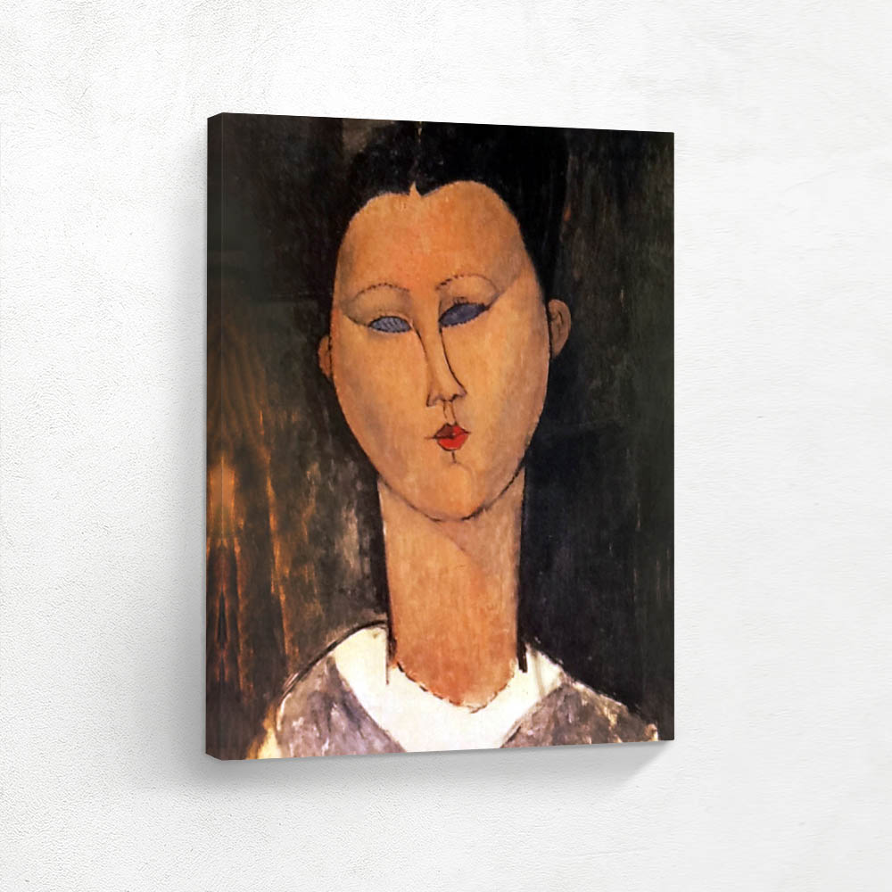 Woman with White Collar