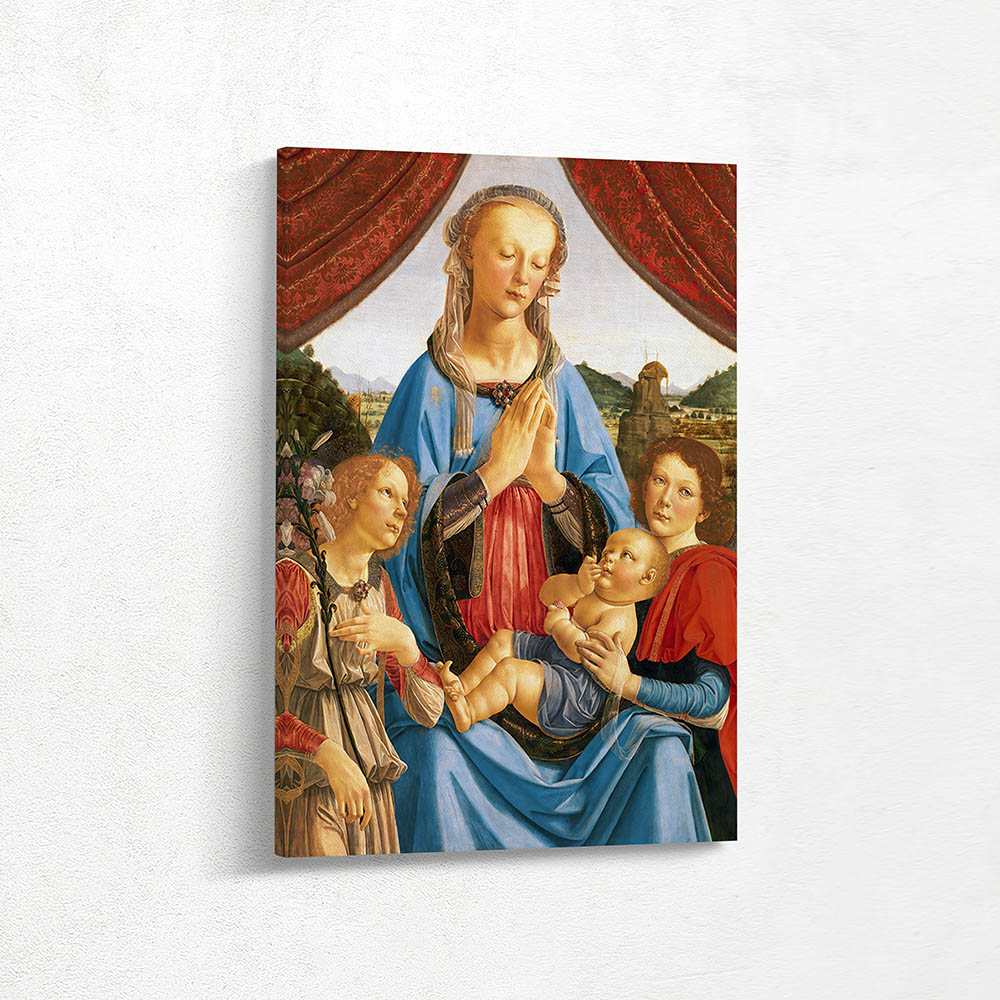 The Virgin and Child with Two Angels