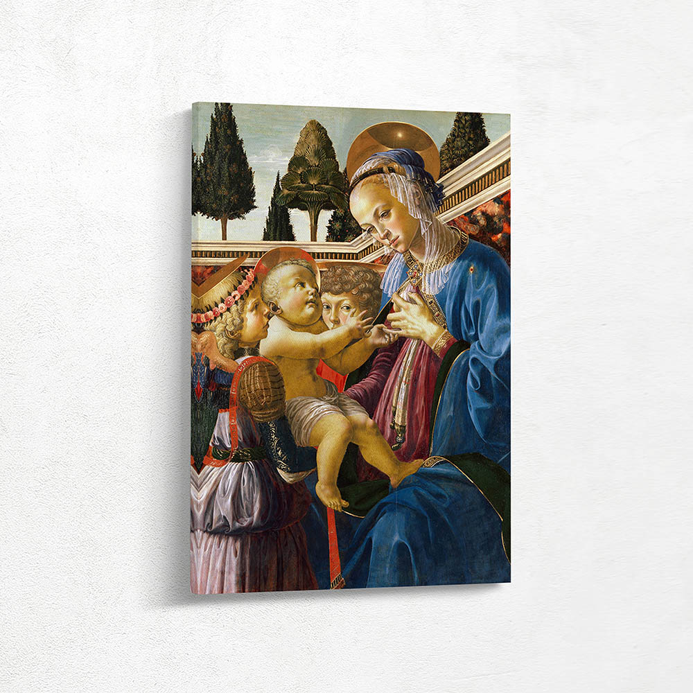 The Virgin and Child with Two Angels