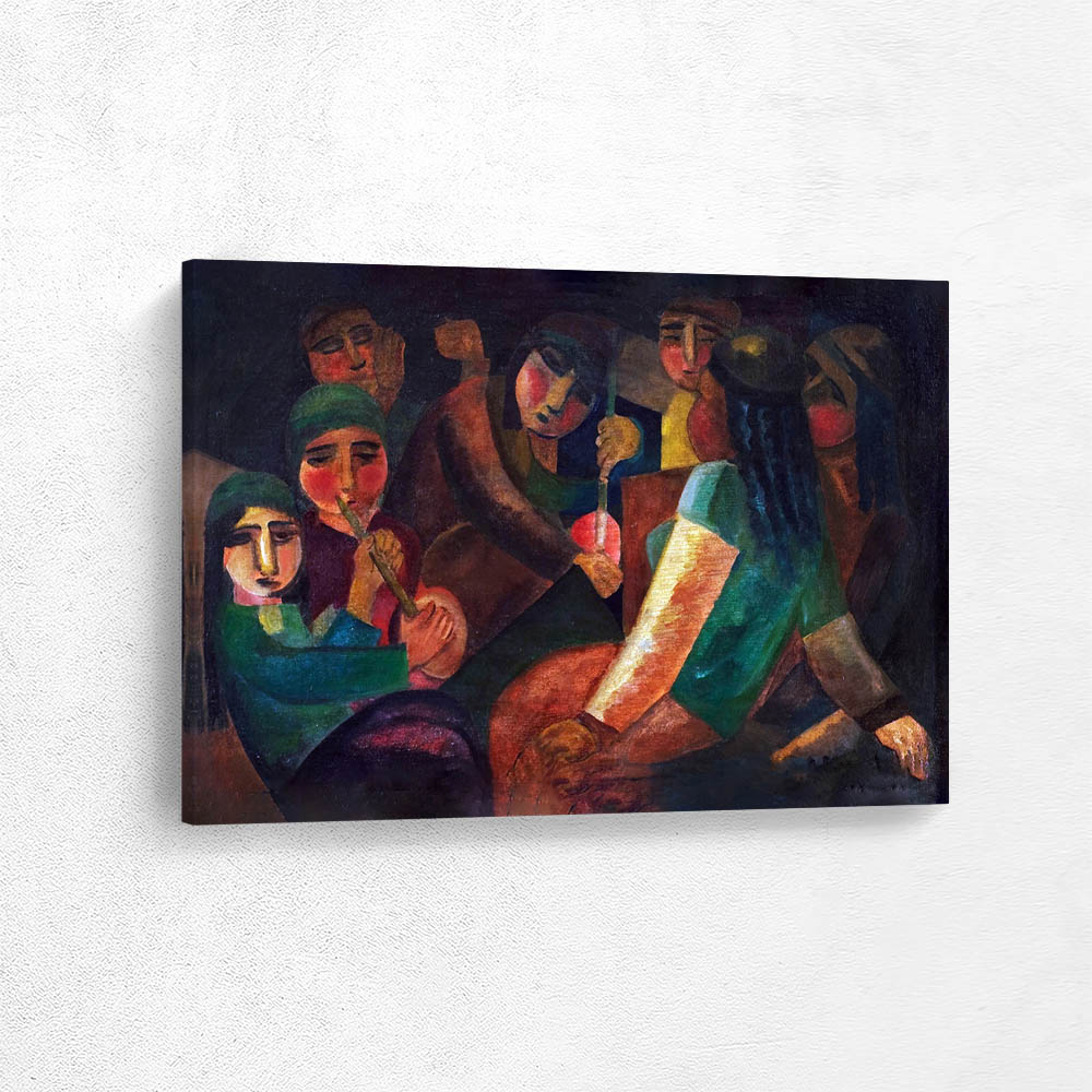 Uzbek Children in a Yurt