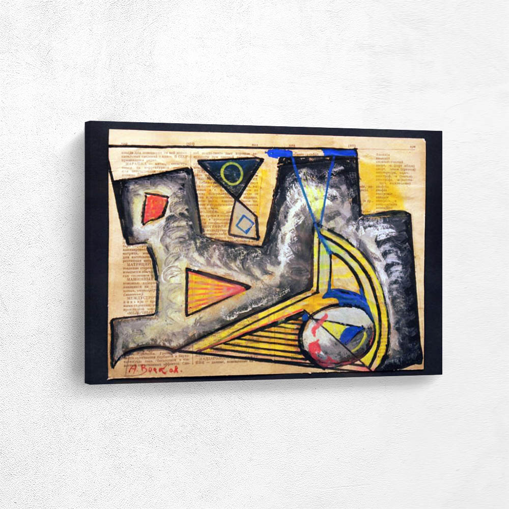 Abstract on Newsprint