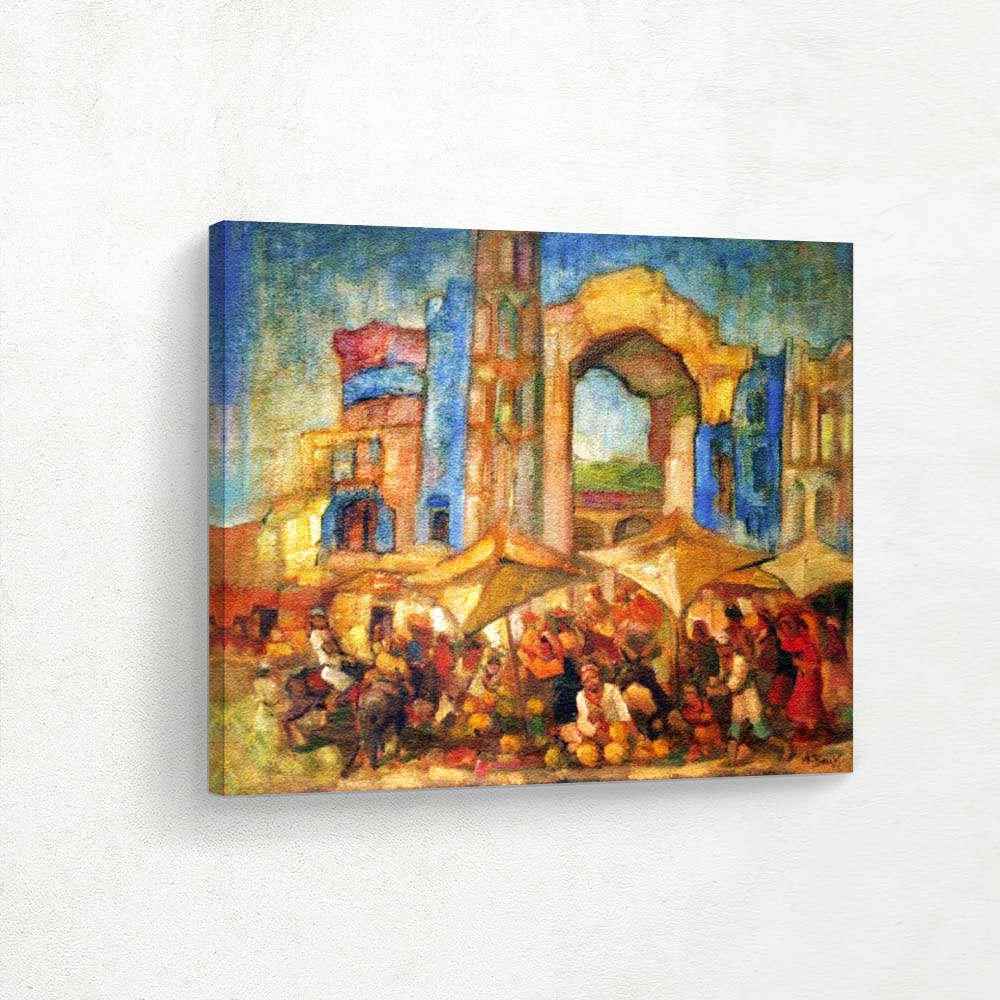 Bazaar in Bibi Khanum