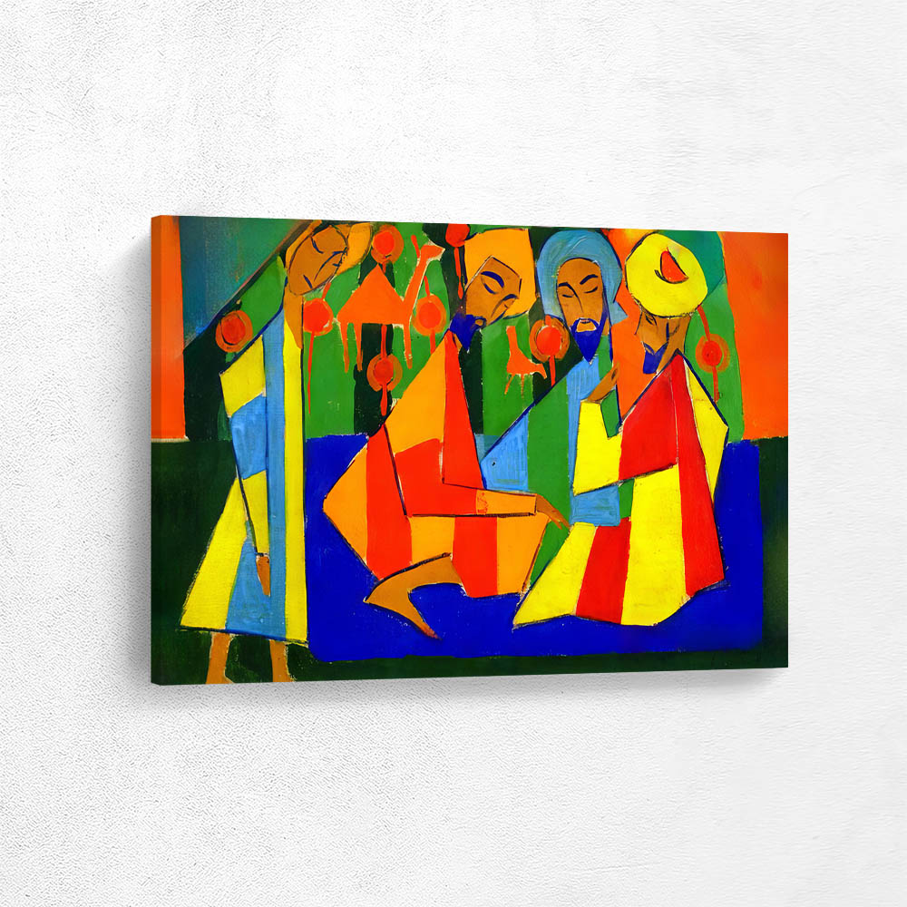 Conversation Under the Shadow of the Tent