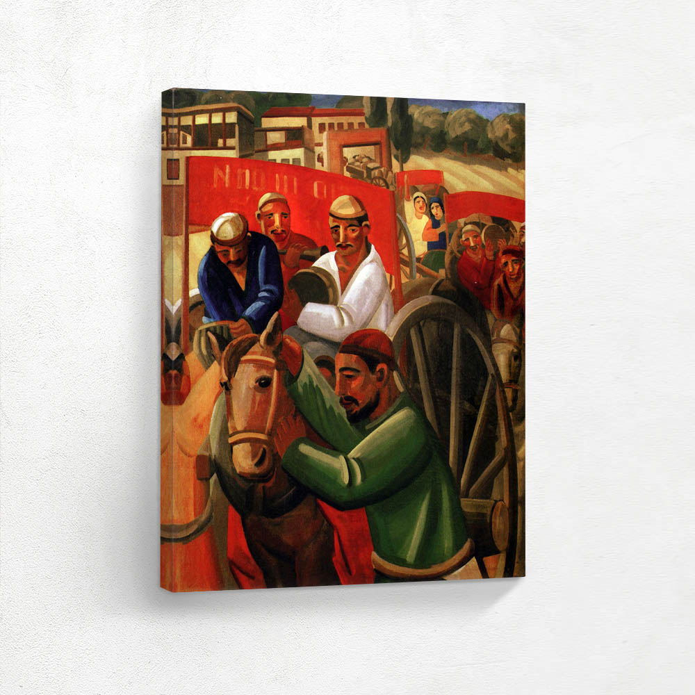 Triptych Cotton Wagon