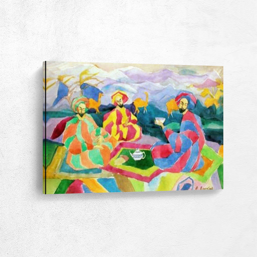 Abstract Figures having Tea