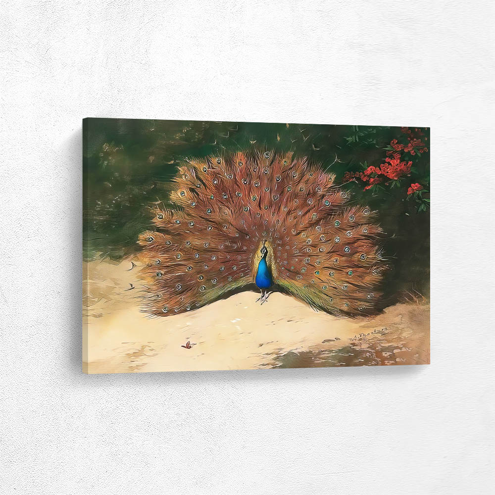 Peacock and Butterfly