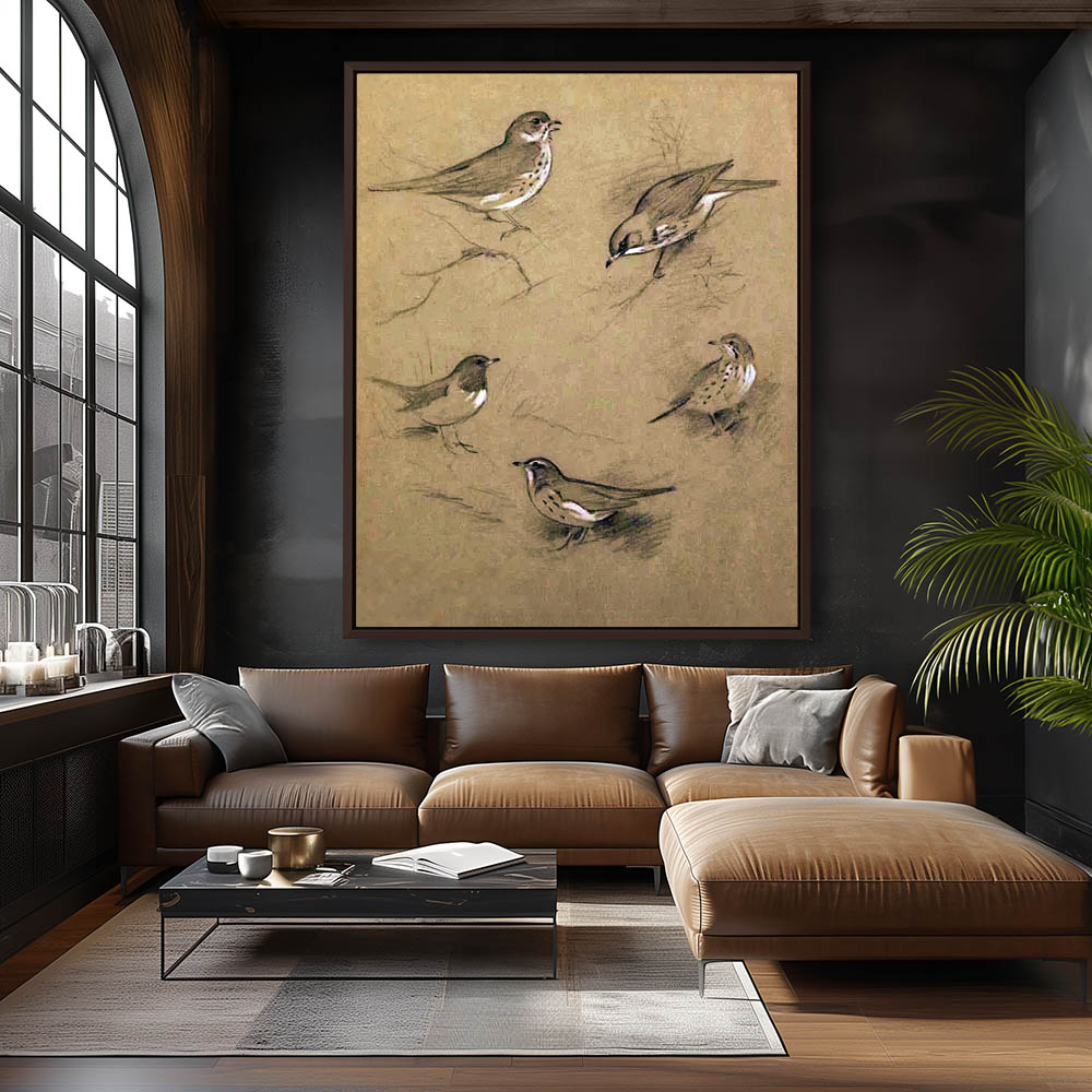 Study of Thrushes - Image 3