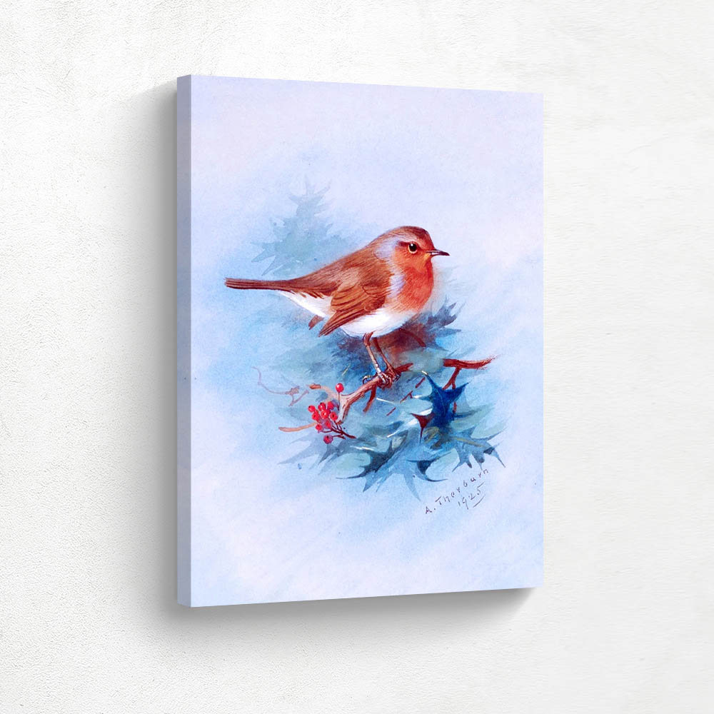 Bird on a Holly Limb