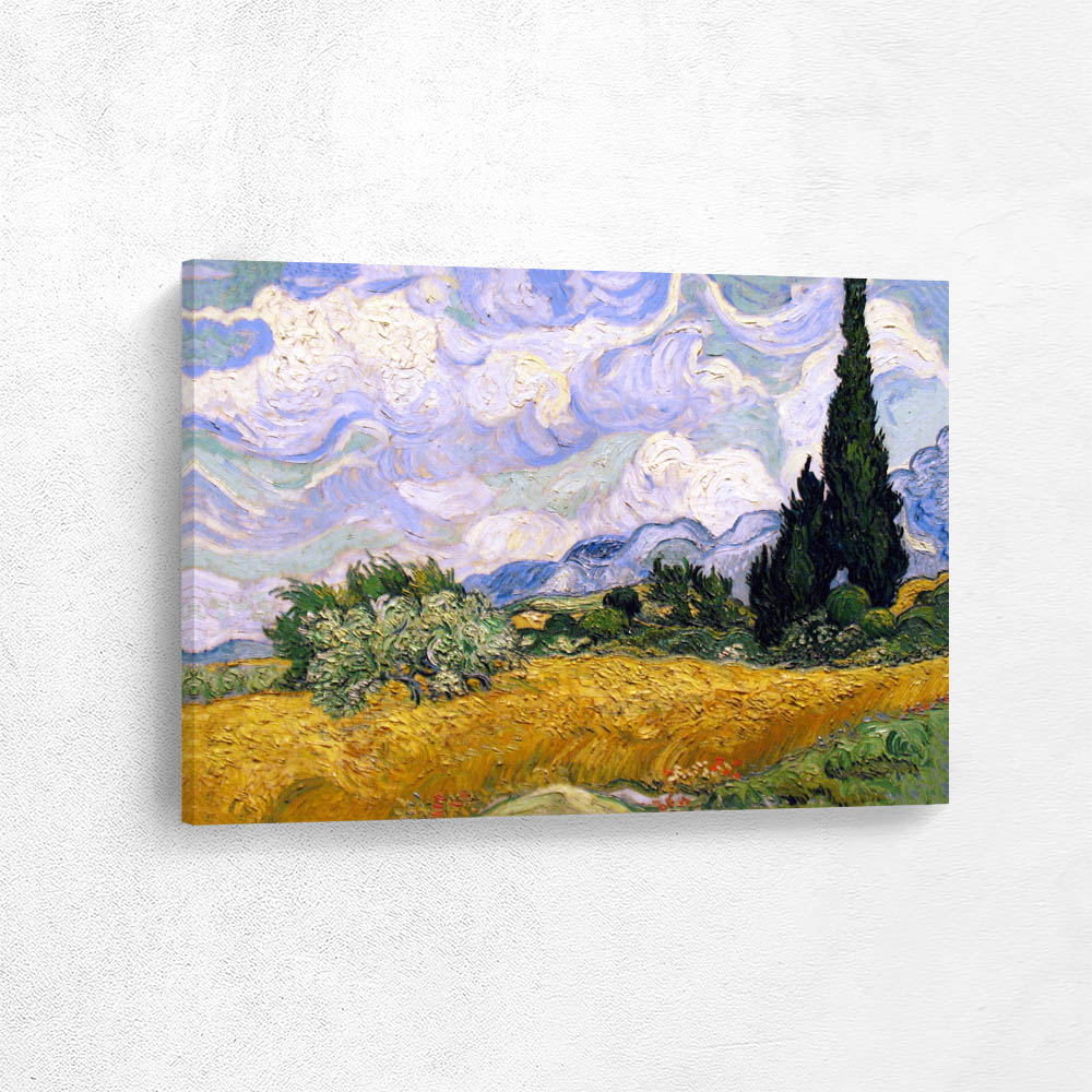 Wheat Field in Cypresses