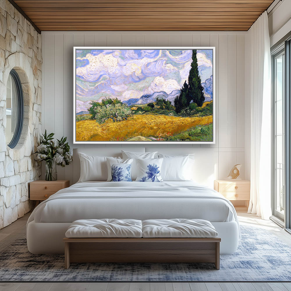Wheat Field in Cypresses - Image 4