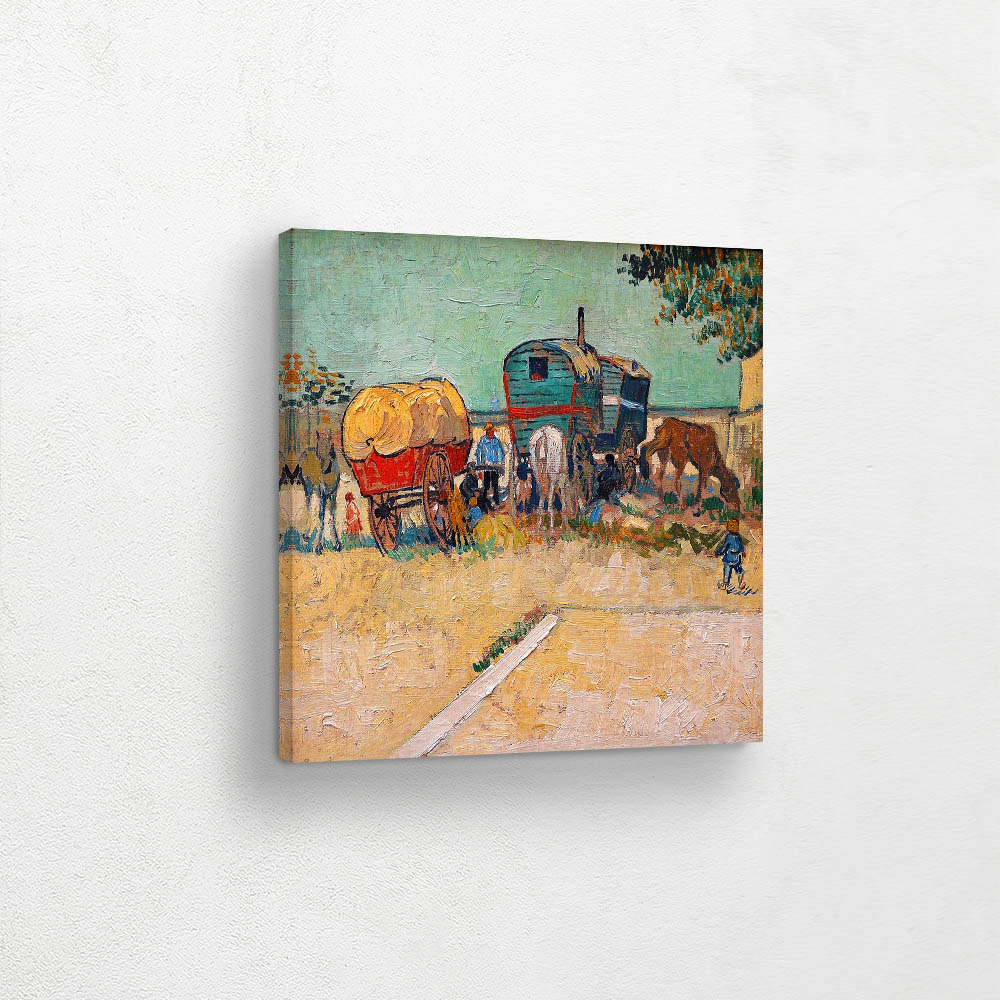 Encampment of Gypsies with Caravan