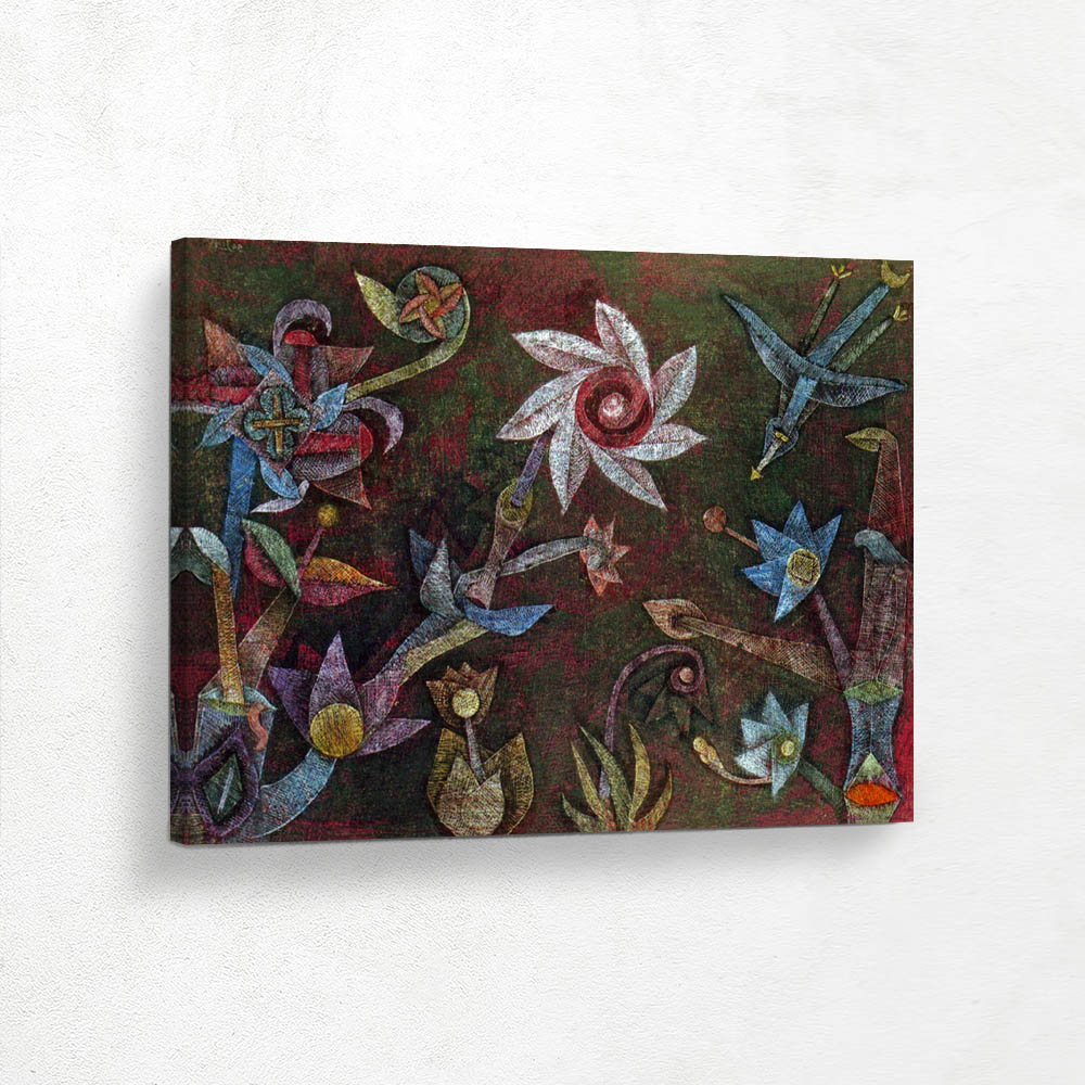 Cross and spiral flowers