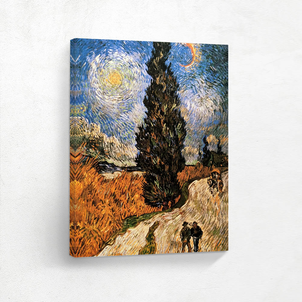 Road with Cypress