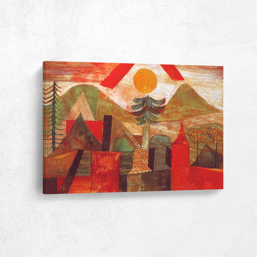 Dreamscape with Coniferous Trees