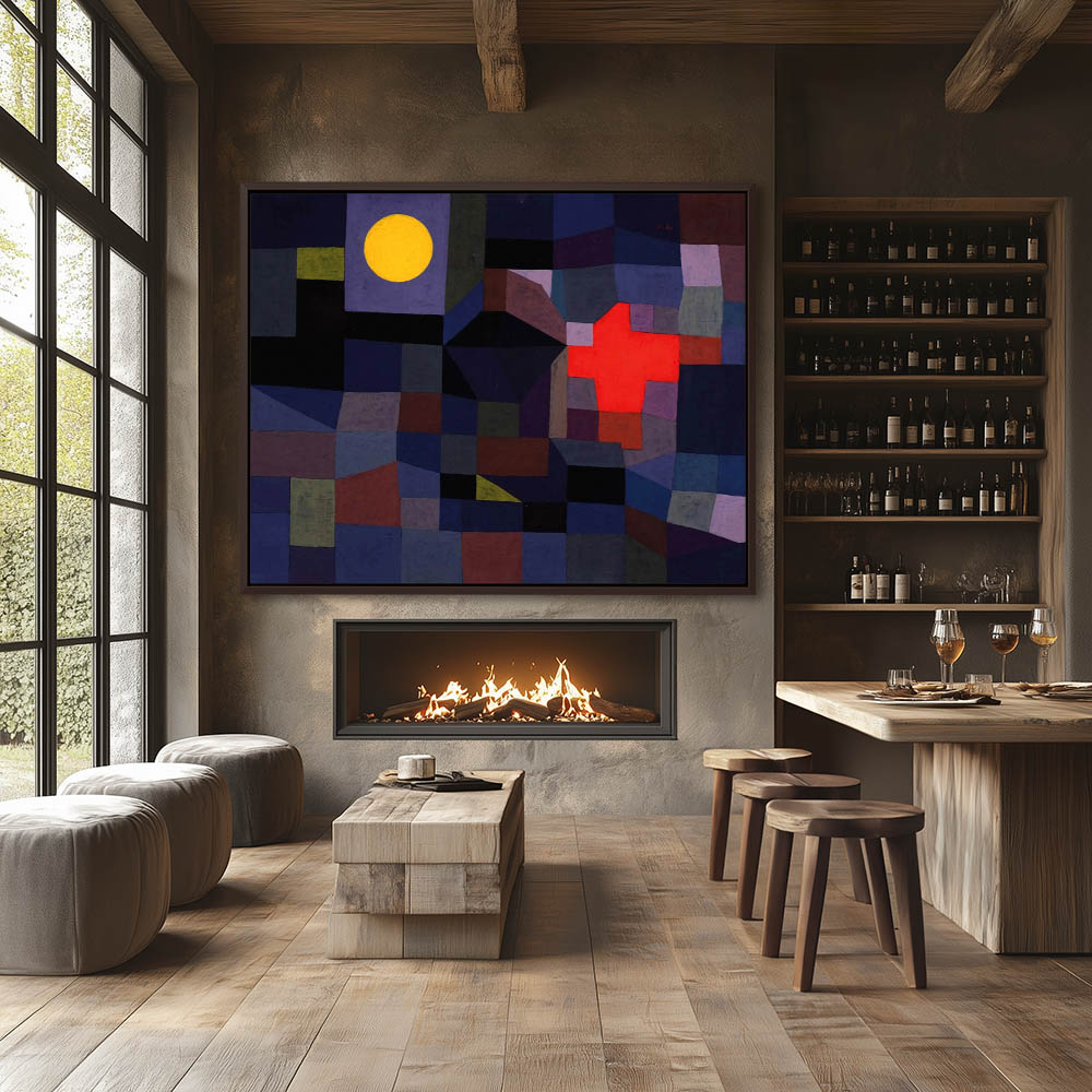 Fire and the full moon - Image 3