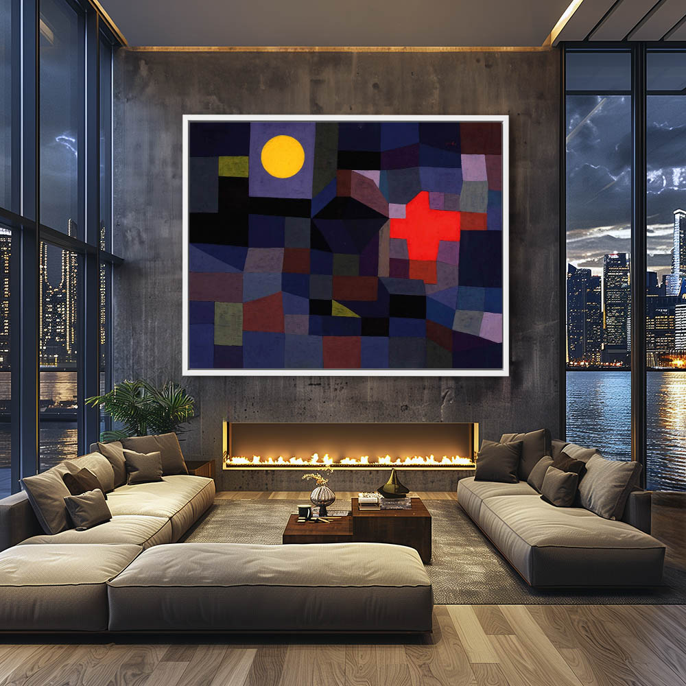 Fire and the full moon - Image 4