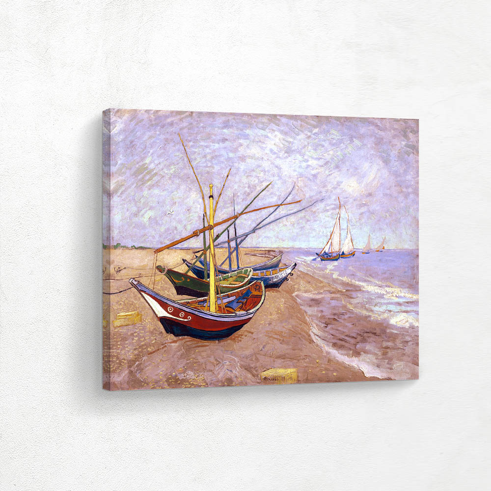 Fishing Boats on the Beach at Saint Maries